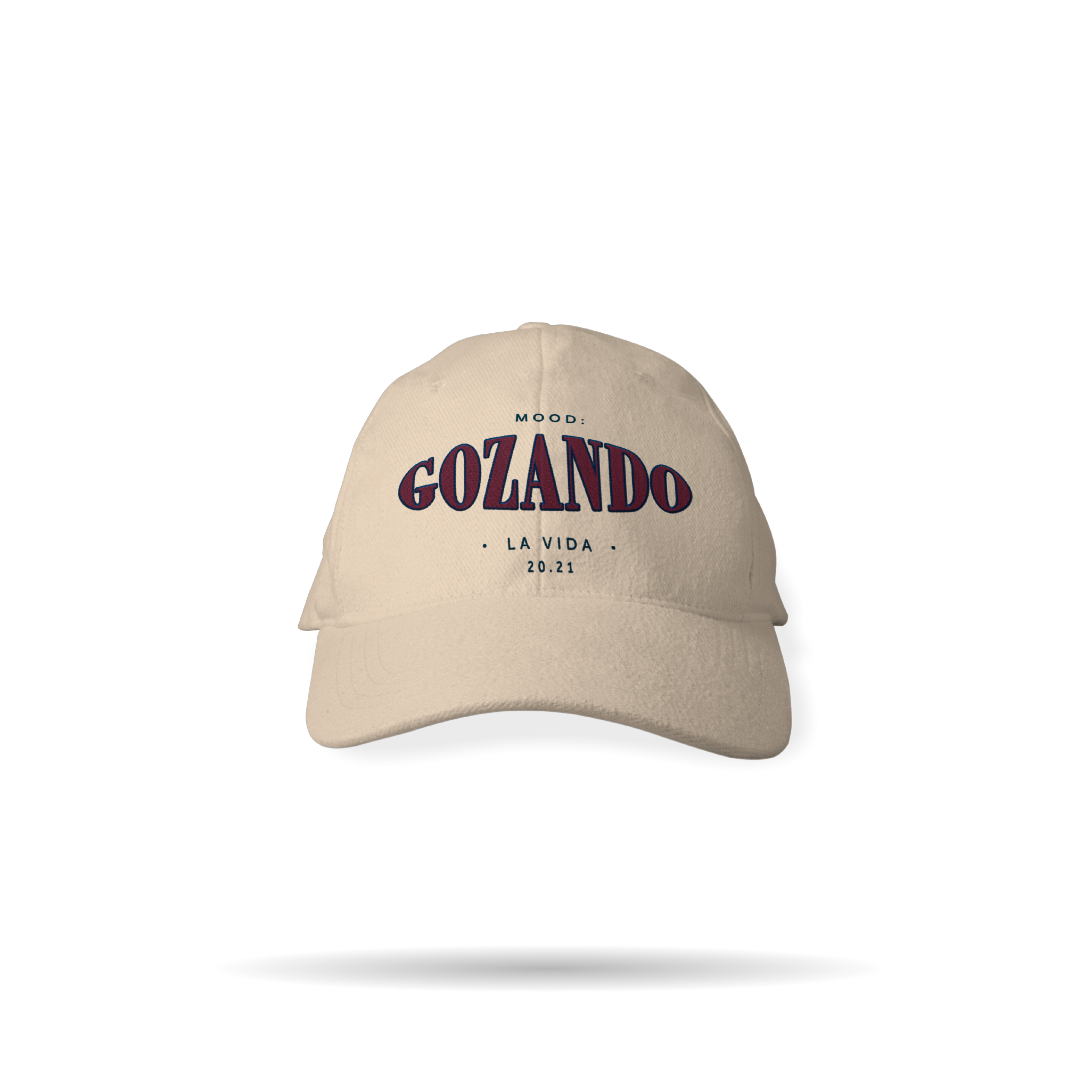 Gorra Curva en Drill - Mood gozando la vida