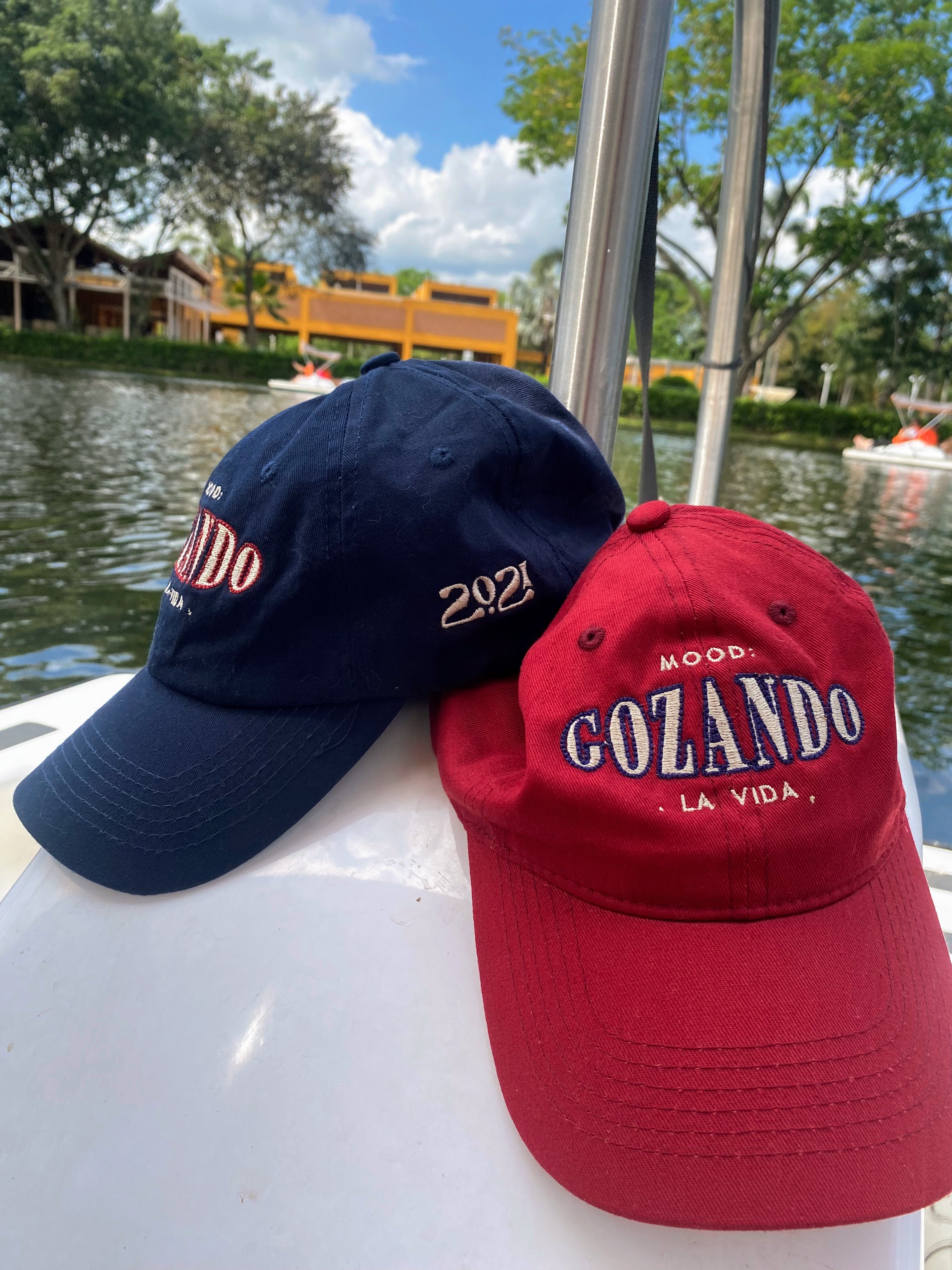 Gorra Curva en Drill - Mood gozando la vida