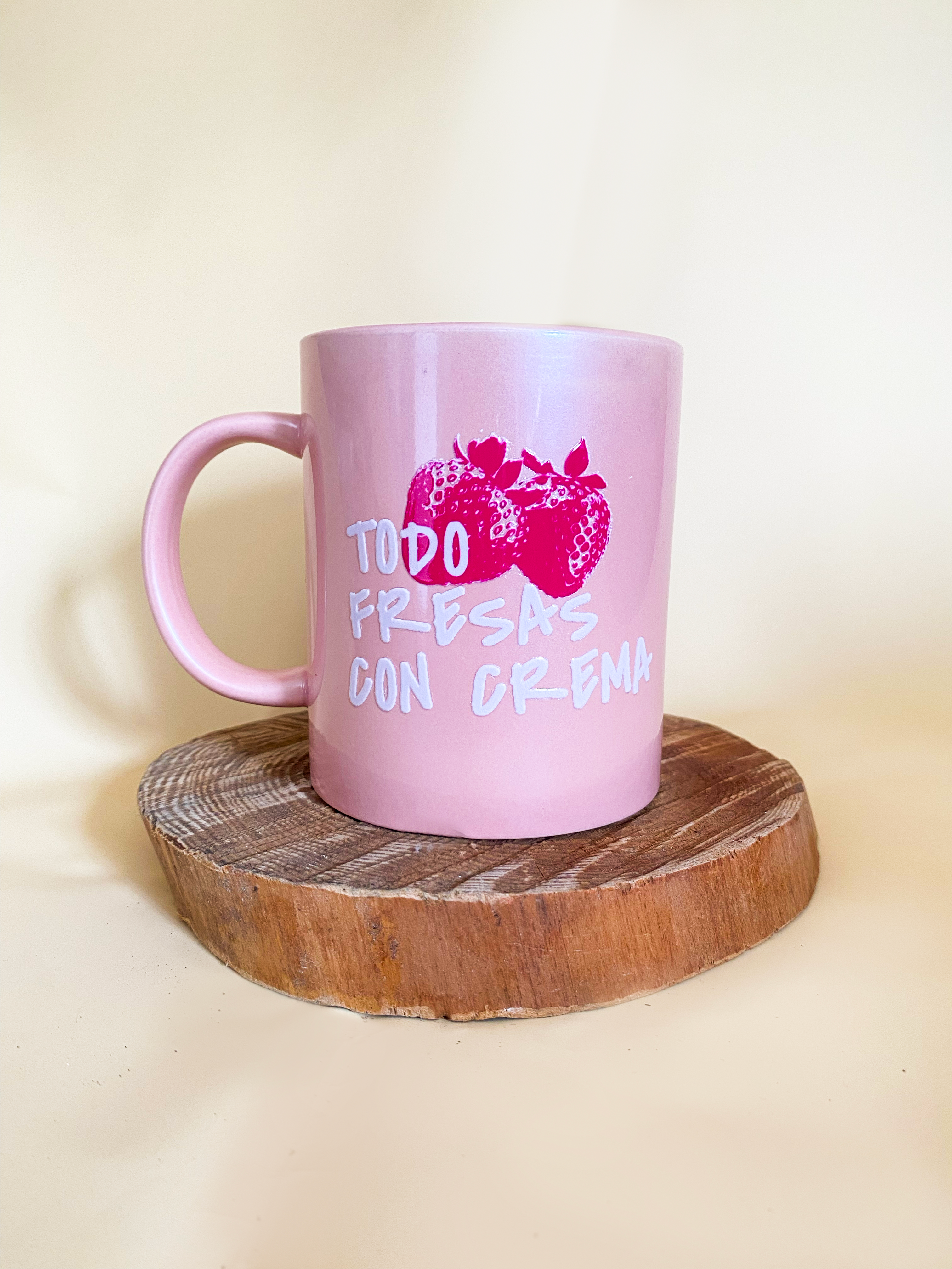 Pocillo - Todo fresas con crema