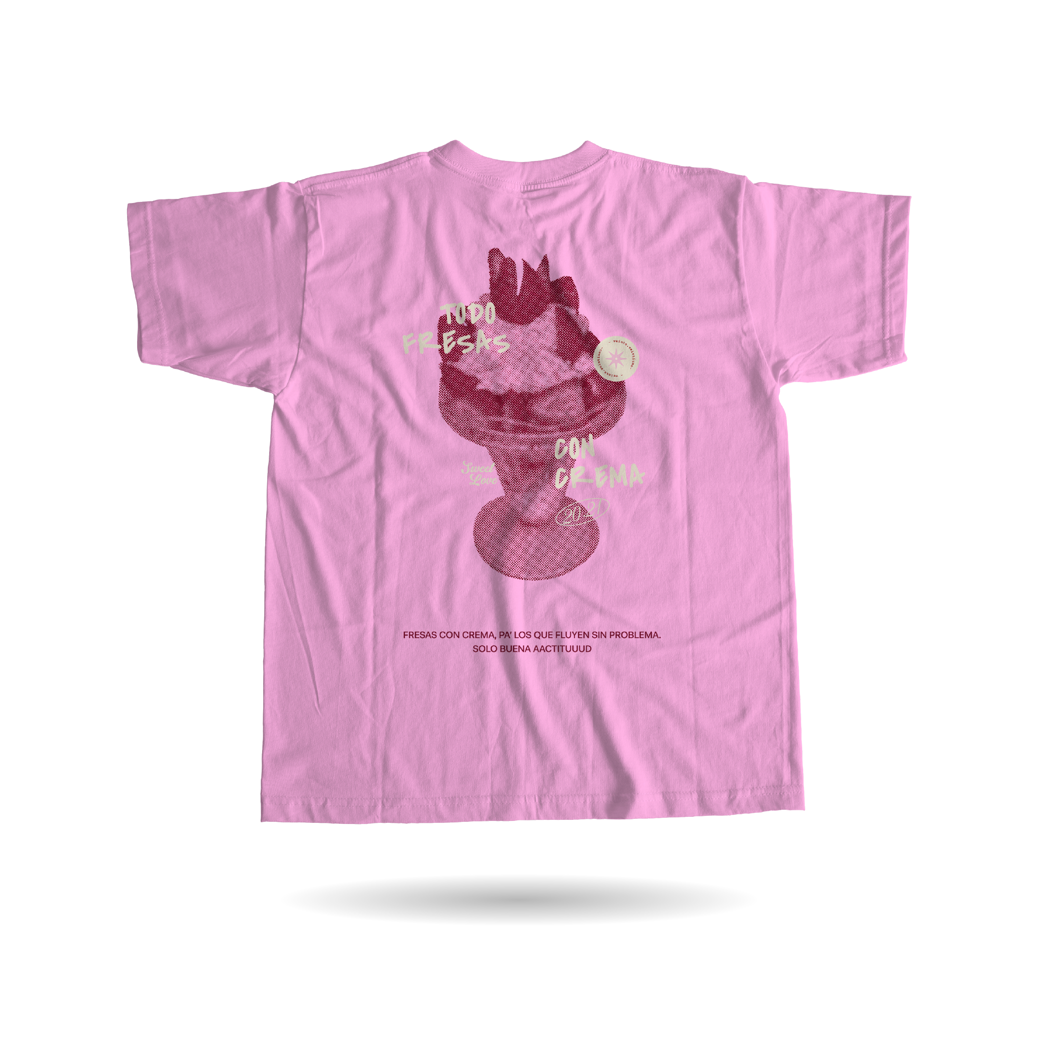 Camiseta - Fresas con crema