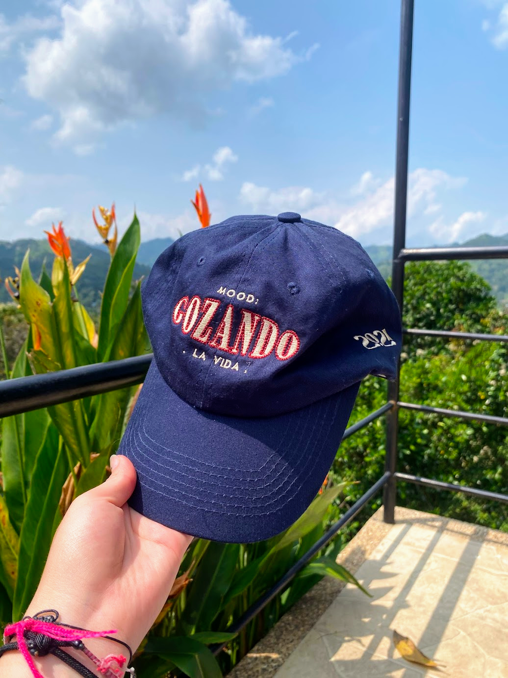 Gorra Curva en Drill - Mood gozando la vida